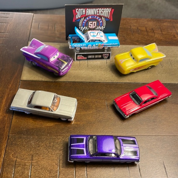 Matchbox Other - Lot of 6 Hot Wheels, Impala’s- Dub City, Pixar,  Jada Toys